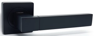 Ручка дверная KEDR R08-081 BLACK MAT (чёрный матовый)